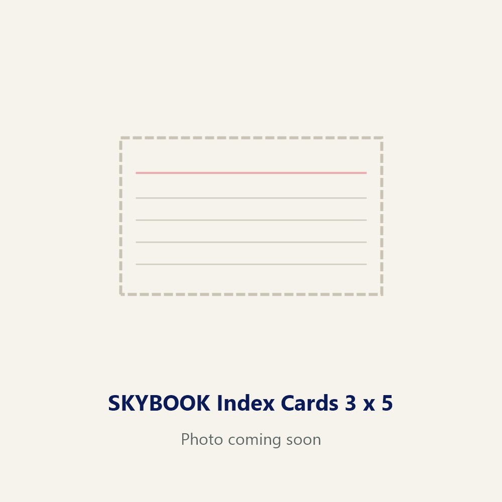 SKYBOOK Index Cards 3 x 5